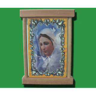 Mod.730 Cuadro marco en madera con foto en cerámica (37cmx27cm)