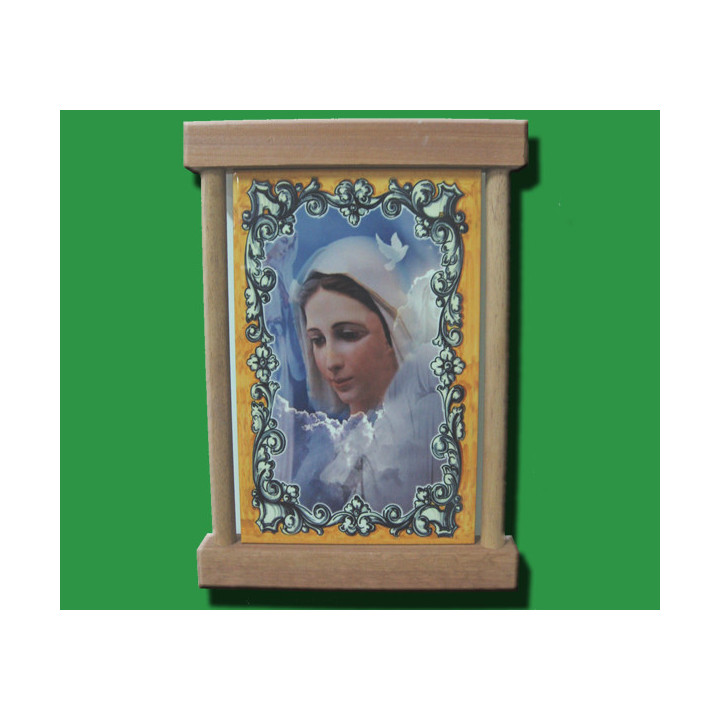 Mod.730 Cuadro marco en madera con foto en cerámica (37cmx27cm)