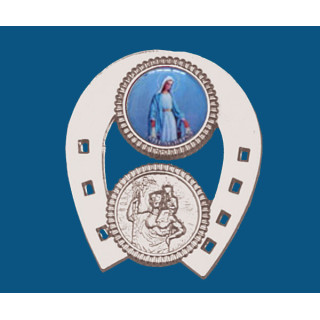 Mod.700 Placa coche herradura V. Milagrosa-S. Cristóbal