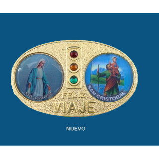 Mod.744 Placa coche semáforo V. Milagrosa-S. Cristóbal