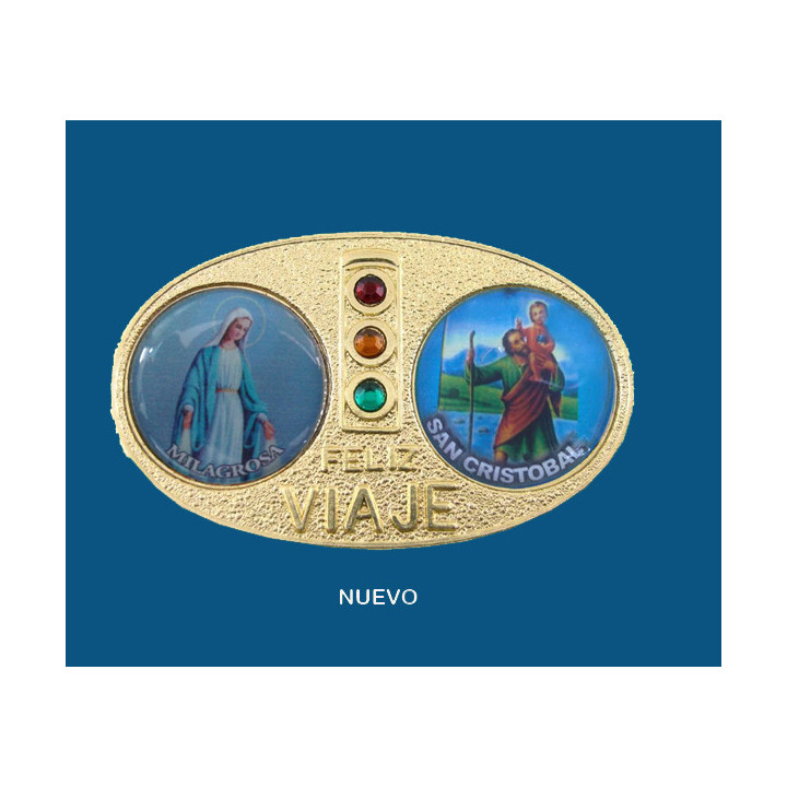 Mod.744 Placa coche semáforo V. Milagrosa-S. Cristóbal