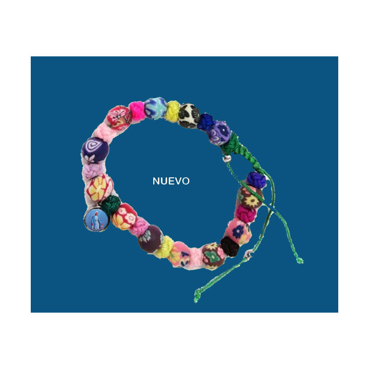 Mod.742 Pulsera colores juvenil V. Milagrosa