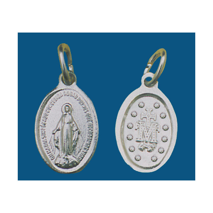 Medalla pequeña de aluminio en blanco. Bolsa de 200 uds.(15mm) Mod.10