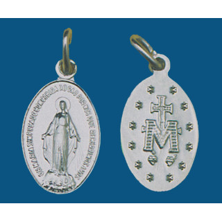 Medalla mediana de aluminio en blanco. Bolsa de 200 uds.(18mm) Mod.14