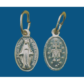 Medalla pequeña latón con baño de plata. Bolsa de 1000 uds.(11mm) Mod.18