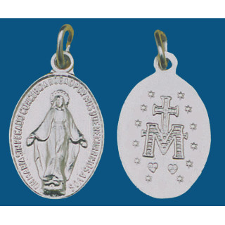 Medalla grande de aluminio en blanco. Bolsa de 1000 uds.(21mm) Mod.8