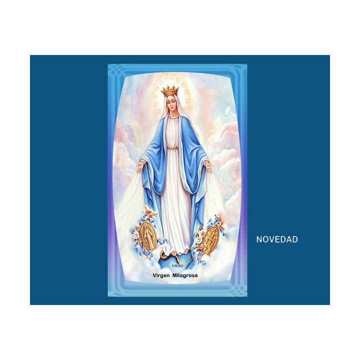 Mod.748 Lamina adhesiva V. Milagrosa.(10cmx6cm)