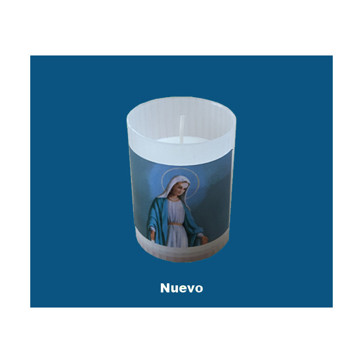 Mod.751 Vela pequeña Virgen Milagrosa