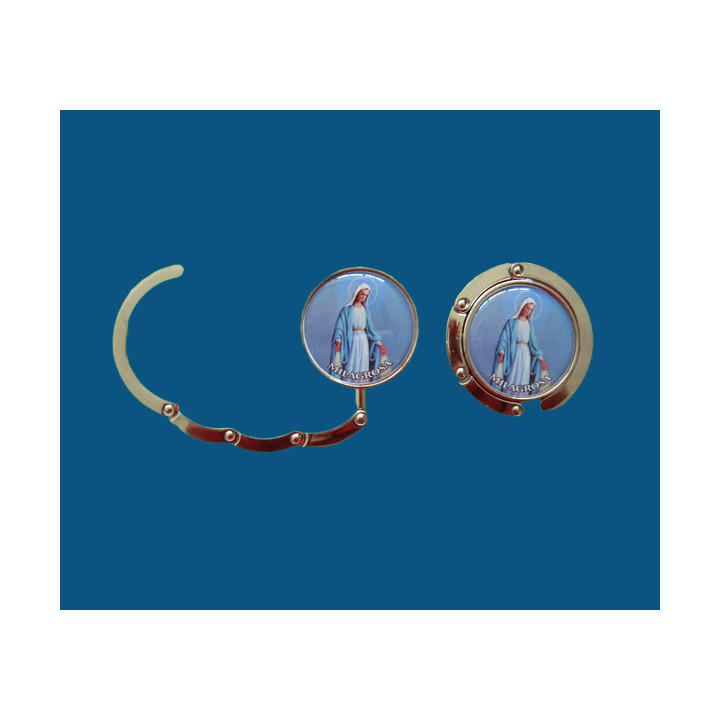 Mod.723 Cuelga bolsos plegable en estuche V. Milagrosa.(45mm)