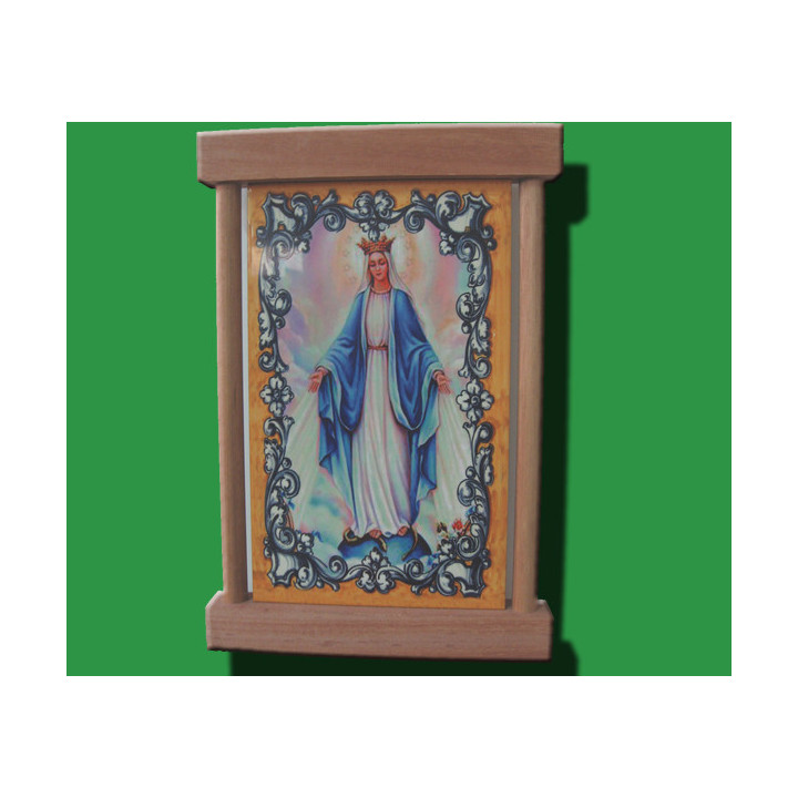 Mod.728 Cuadro marco en madera con foto en cerámica (37cmx27cm)